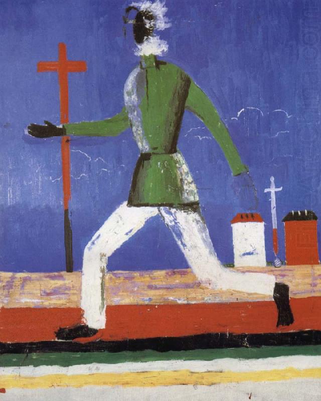 Kasimir Malevich The man running china oil painting image